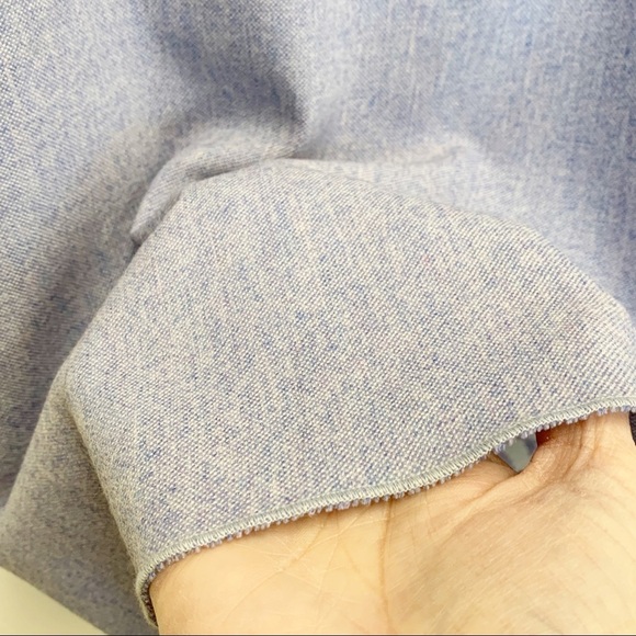 Anthropologie Elevenses Lavender Women’s Textured Knee Length Pleated Back Lined - Picture 11 of 13